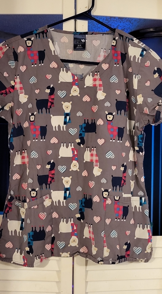 Super cute scrub top